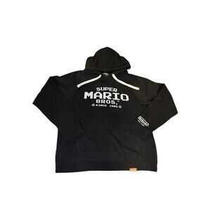 Nintendo New York‎ Super Mario 8-Bit Hoodie Nintendo World Peach Bowser Uni 2XL